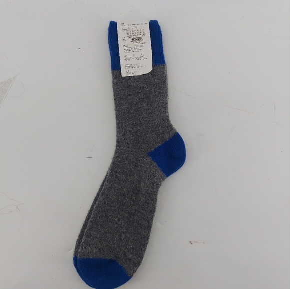 comme des garcons gray and blue socks - Picture 2 of 3